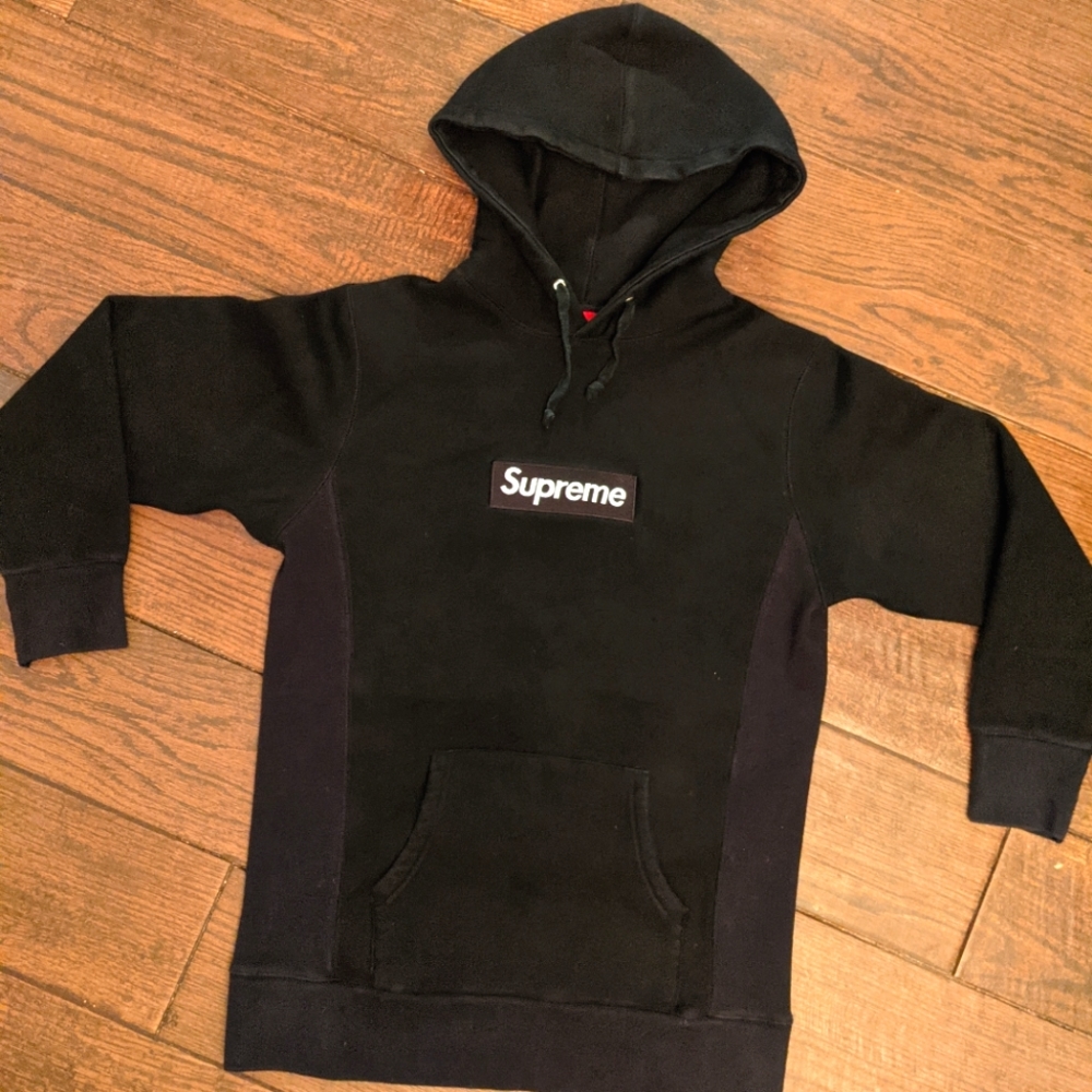 Supreme Box Logo black Hooded Sweatshirt